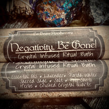 Load image into Gallery viewer, Negativity Be Gone Ceremonial Bath - Cleanse Away Negative Energy & Reset Your Aura