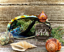 Load image into Gallery viewer, Sea Witch Ritual Oil - Sea Magick Oil, Witchcraft, Water Goddess, Magia de Sirena, Mermaid Oil, Authentic Larimar Stones