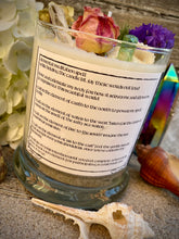 Load image into Gallery viewer, Sea Witch Candle - Sea Witchery, Ocean Magick, Sea Magick, Authentic Larimar Stones