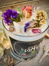 Load image into Gallery viewer, Sea Witch Candle - Sea Witchery, Ocean Magick, Sea Magick, Authentic Larimar Stones