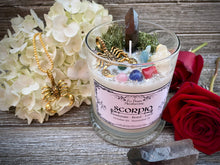Load image into Gallery viewer, Scorpio Zodiac Candle - Scorpio Zodiac Pendant, Constellation Candle, Scorpio Birthday Candle, Scorpio Season