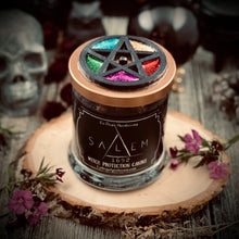 Load image into Gallery viewer, Salem 1692 Ritual Candle, Salem Witch Trials, Witch Protection, Witches Sabbat Candle, Witch Burr Protection