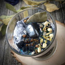 Load image into Gallery viewer, New Moon Spell Candle - Manifesting Lunar Rituals, New Beginnings, Dark Moon Phase, Witch Moon