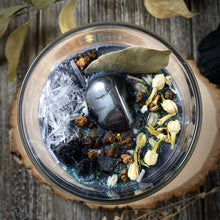 Load image into Gallery viewer, New Moon Spell Candle - Manifesting Lunar Rituals, New Beginnings, Dark Moon Phase, Witch Moon