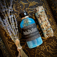 Load image into Gallery viewer, B.tch Be Gone - Ritual Baño | Ritual Bath | Cord Cutting | Blue Anil | Hex Removal | Witchcraft Beaker | Return To Sender