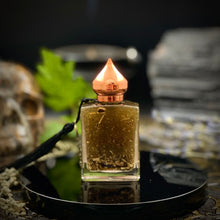 Load image into Gallery viewer, Pure Mugwort Ritual Oil - Astral Travel, Divination Work, Horoscope Reading, Fortune Teller, Mugwort Magic, Tea Reading, Shadow Work