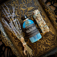 Load image into Gallery viewer, B.tch Be Gone - Ritual Baño | Ritual Bath | Cord Cutting | Blue Anil | Hex Removal | Witchcraft Beaker | Return To Sender