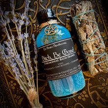 Load image into Gallery viewer, B.tch Be Gone - Ritual Baño | Ritual Bath | Cord Cutting | Blue Anil | Hex Removal | Witchcraft Beaker | Return To Sender
