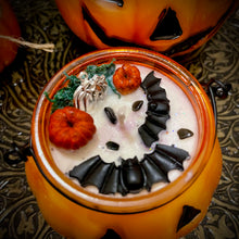 Load image into Gallery viewer, Samhain Pumpkin Candle - Jack & His Bats Pumpkin Patch Candle