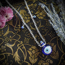 Load image into Gallery viewer, Evil Eye Necklace - Potion Bottle Pendant, Evil Eye Talisman, Evil Eye Potion Necklace