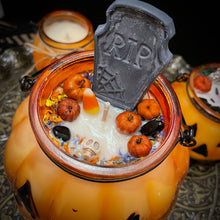 Load image into Gallery viewer, Jack o’Lantern Candle - An Ode To The Pumpkin King