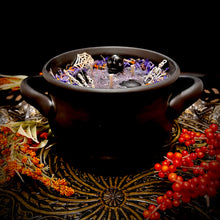 Load image into Gallery viewer, SKULLDRON© Candle - La Bruja Apothecary Cauldron Candle
