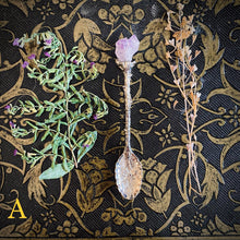 Load image into Gallery viewer, Witches Crystal Spoon - Manifest your intentions with the help of these breathtaking Vintage Carved Flower Crystal Tea Spoons.