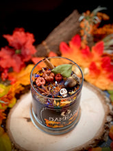 Load image into Gallery viewer, Samhain Ritual Candle, Autumn Sabbat Candle, Autumn Equinox, Fall Witch Candle, Thinning of the Veil
