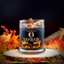 Load image into Gallery viewer, Samhain Ritual Candle, Autumn Sabbat Candle, Autumn Equinox, Fall Witch Candle, Thinning of the Veil