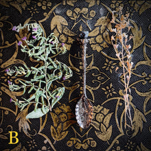 Load image into Gallery viewer, Witches Crystal Spoon - Manifest your intentions with the help of these breathtaking Vintage Carved Flower Crystal Tea Spoons.
