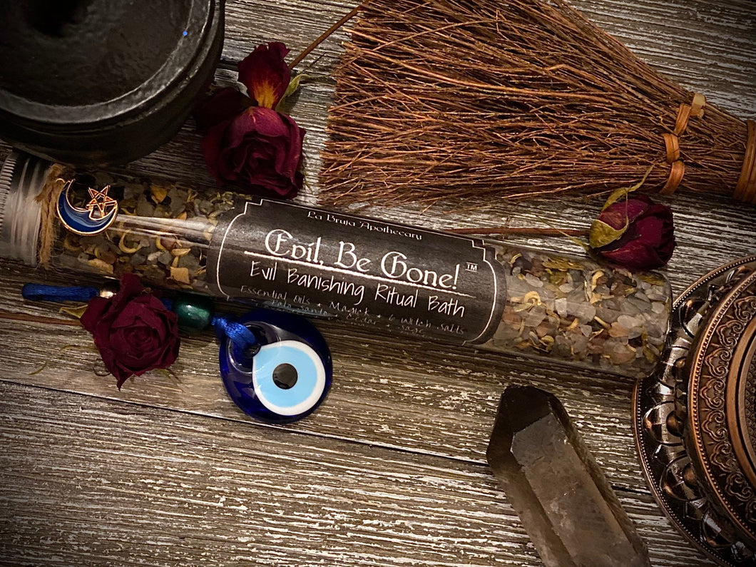 Evil Be Gone Ceremonial Bath - With Rompe Saraguey Plant, Use for: Cleansing, Evil Eye Removal, Hex Removal & Uncrossing