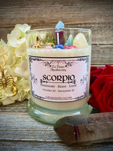 Load image into Gallery viewer, Scorpio Zodiac Candle - Scorpio Zodiac Pendant, Constellation Candle, Scorpio Birthday Candle, Scorpio Season
