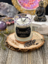 Load image into Gallery viewer, Lavender Ritual Candle - Altar Offering Candle, Calming, Meditation &amp; Sleep
