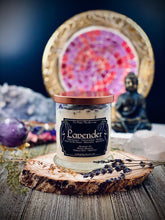 Load image into Gallery viewer, Lavender Ritual Candle - Altar Offering Candle, Calming, Meditation &amp; Sleep
