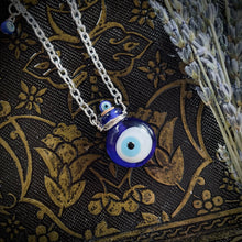 Load image into Gallery viewer, Evil Eye Necklace - Potion Bottle Pendant, Evil Eye Talisman, Evil Eye Potion Necklace
