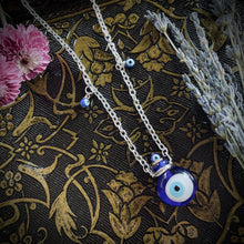 Load image into Gallery viewer, Evil Eye Necklace - Potion Bottle Pendant, Evil Eye Talisman, Evil Eye Potion Necklace
