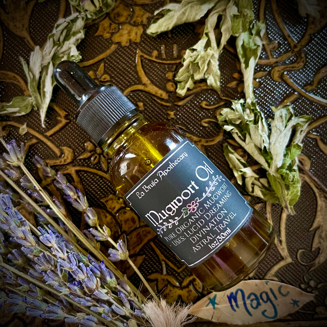 Pure Mugwort Oil - 100% Pure, Lucid Dreams, Astral Travel, Dream Protection, Witchcraft Sleep Oil