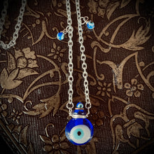 Load image into Gallery viewer, Evil Eye Necklace - Potion Bottle Pendant, Evil Eye Talisman, Evil Eye Potion Necklace

