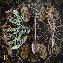 Load image into Gallery viewer, Witches Crystal Spoon - Manifest your intentions with the help of these breathtaking Vintage Carved Flower Crystal Tea Spoons.
