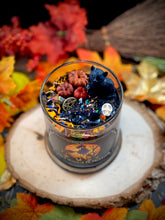 Load image into Gallery viewer, Season Of The Witch Candle - Witch Protection Candle, Samhain Candle, Thinning Of The Veil, Necromancy
