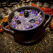 Load image into Gallery viewer, SKULLDRON© Candle - La Bruja Apothecary Cauldron Candle
